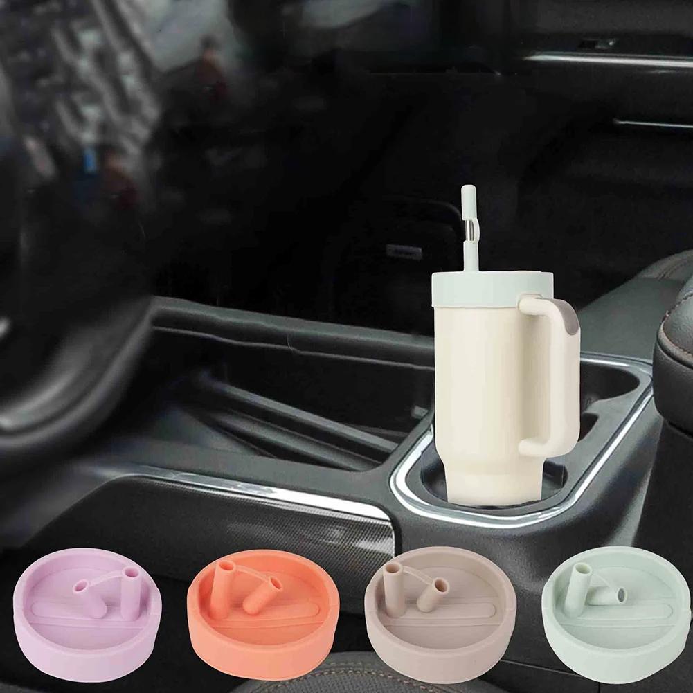 Silicone Dustproof Cup Cover Straw Cap Leak Proof Cup Lid Anti-Overflow Lid for Stanley 40oz Accessories