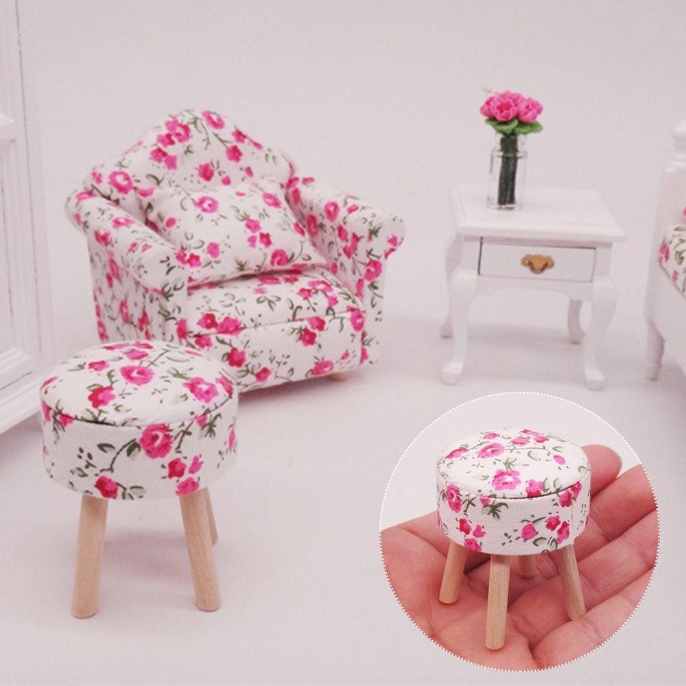 

1:12 Миниатюрная мебель стул имитация кукольного домика декор деревянная мебель стул табурет шкаф