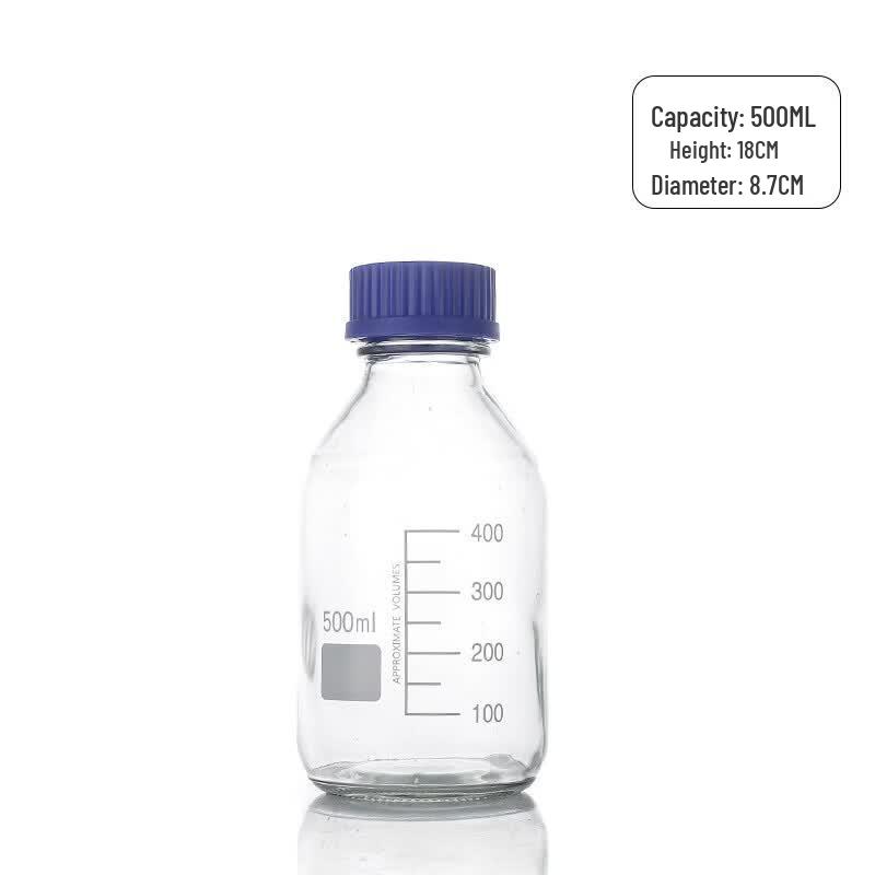 HANWEI Blue Cap Threaded Bottle