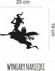 Large Halloween sticker Witch on a Broomsticker Wall Stickers NH_011