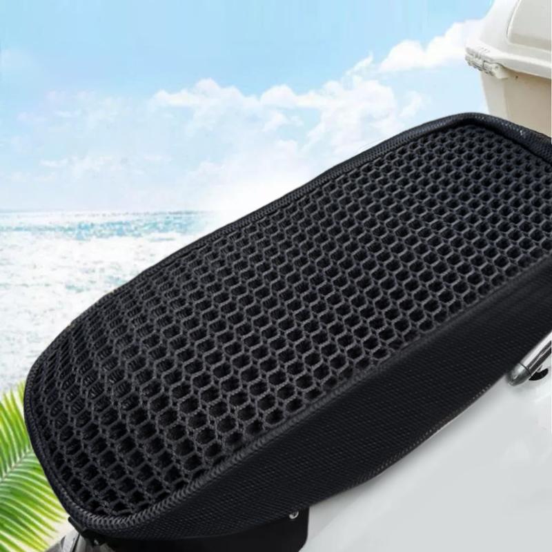 SEAMETAL Elektryczny Oddychający Motocyklowy Pokrowiec Letni na Siedzenie Siatka 3D Poduszka na Rower Skuter