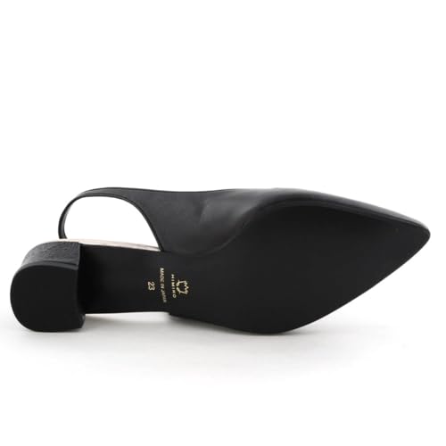 HIMIKO/Himiko/Double Belt Slingback Pumps/651506 Black 230