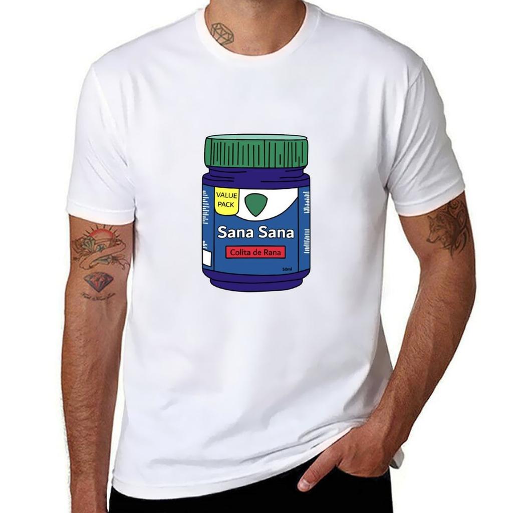 Sana Sana Colita De Rana Tshirt Basic Solid Tee For Daily Use
