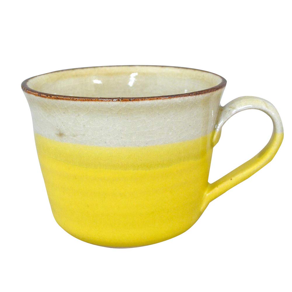

Кружка Kajuru Life Mino Ware с пастельной росписью, желтая K14033 (Какуни)