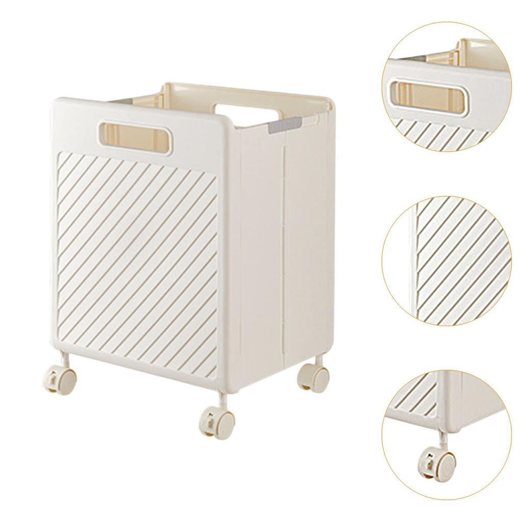 Foldable Laundry Basket Laundry Hamper with Wheels And Handles Toy Organizer Storage Organizer for Bedroom Laundry Storage