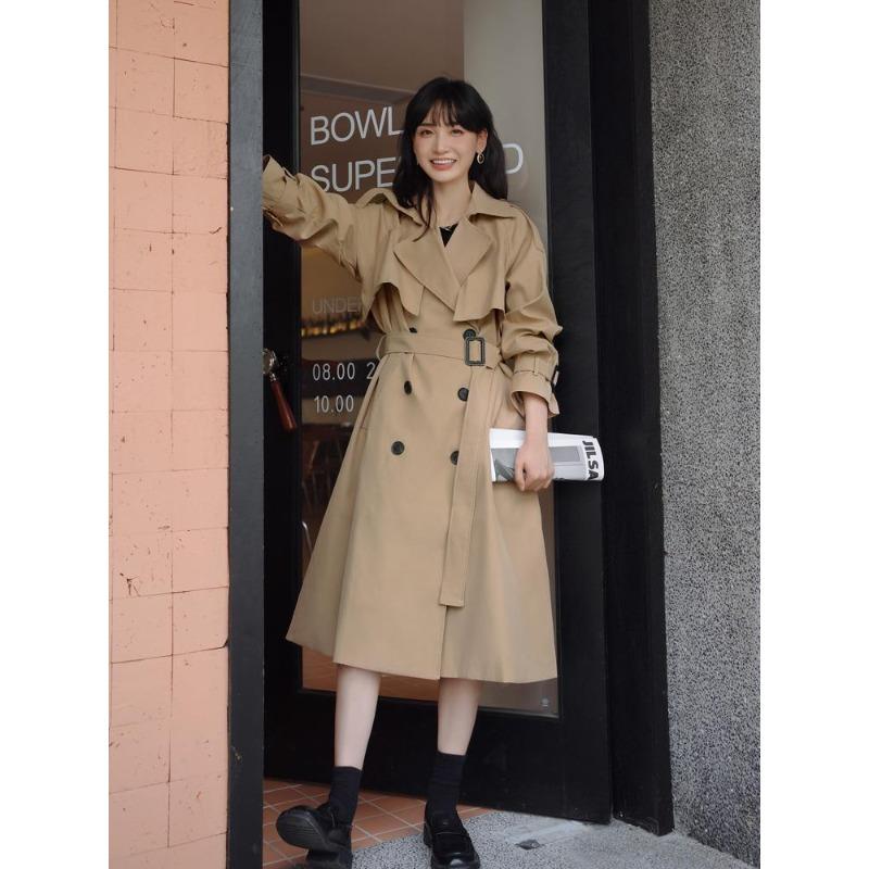 Windbreaker Women's Spring and Autumn Design Niche Korean Style Coat Coat