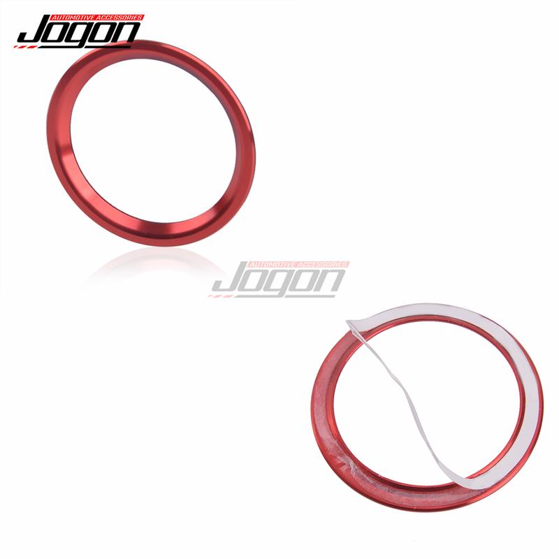 For VW Golf 7 MK7 VII GTI R Jetta CC Arteon Passat B8 Touareg T-roc Tiguan Car Engine Start Stop Button Ring Ignition Cover Trim