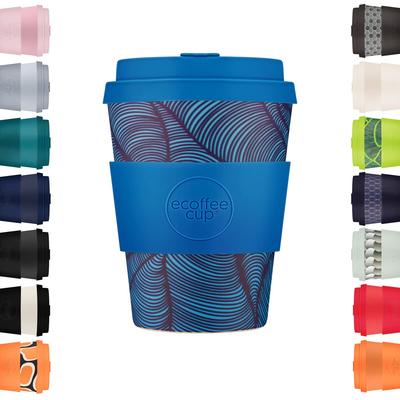 Ecoffee Cup, Wiederverwendbar, Umweltfreundlich, 350ml, Tasse und Untertasse, 812 006