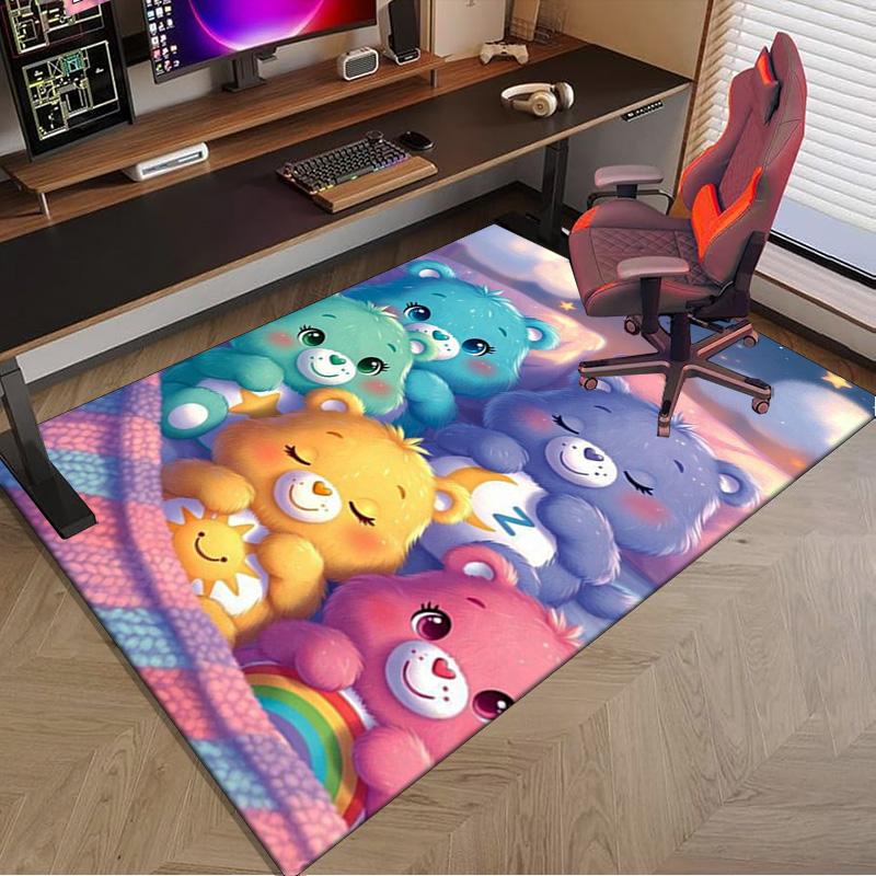 Love Bears Cozy Night Carpet, Chair Rug,Rug for Office Bedroom living rooms, Doormat decor Fan Gift Christmas Gift