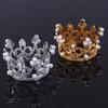 Crown Princess Topper  Pearl Hair Ornaments For Wedding Birthday Party