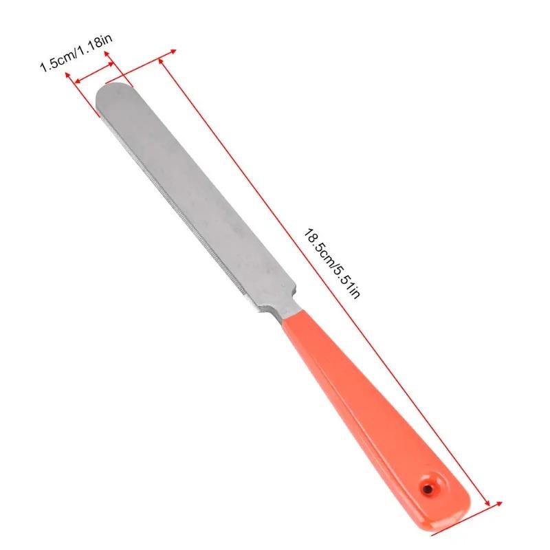 Miwayer Stainless Steel Fret Crowning File Guitar Fret Dressing Tool for Electric Acoustic Guitars Bass Mandolin Luthier File