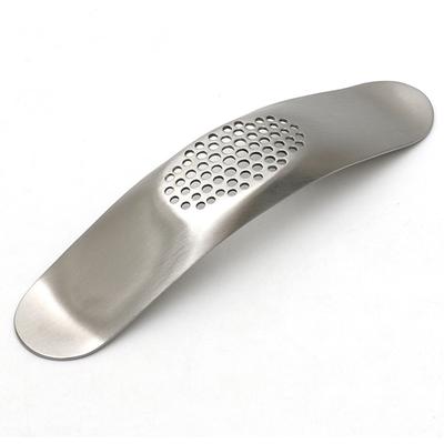 1 Pc Stainless Steel Garlic Press Grinding Slicer Mincer Metal Ginger Crusher Chopper Kitchen Tools