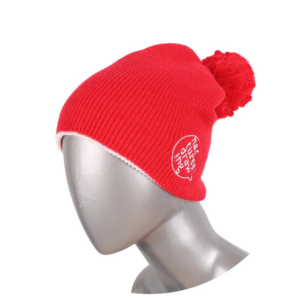 Yobseu Flover Reversible Beanie. Unisex (Men, Women, Kids). Cherry