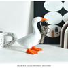 Magnetic Goose Key Holder - Resin Desk Decor For Office Home, Cute Duck Figurine With Tool Rack