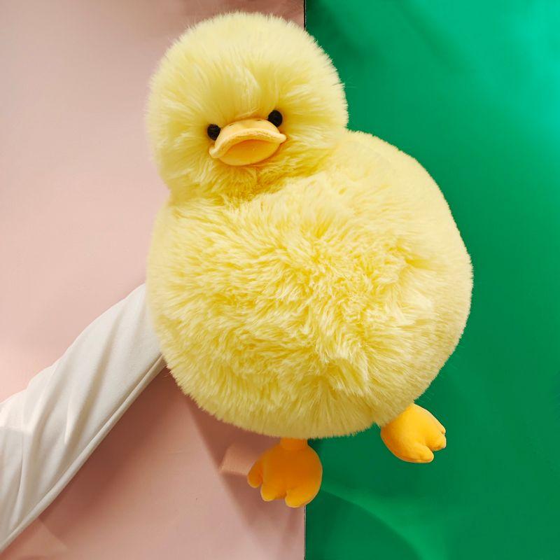 

New Arrival Saite Toot Long Hair Little Yellow Duck Doll Duck Doll Ragdoll Stuffed Toy Girl s Birthday Gift Little Yellow Duck 25cm