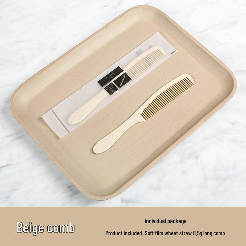 Disposable Hotel Amenity Set with Beige Comb