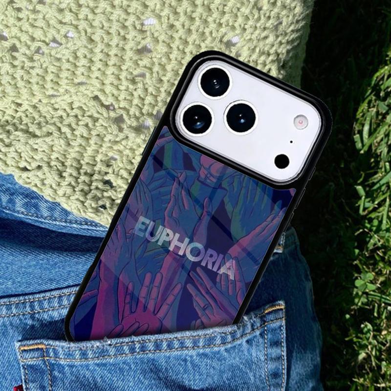 American TV Series Euphoria Phone Case Cover for IPhone 11 12 13 14 15 16e 17 Pro Max Coque for IPhone 17 Air
