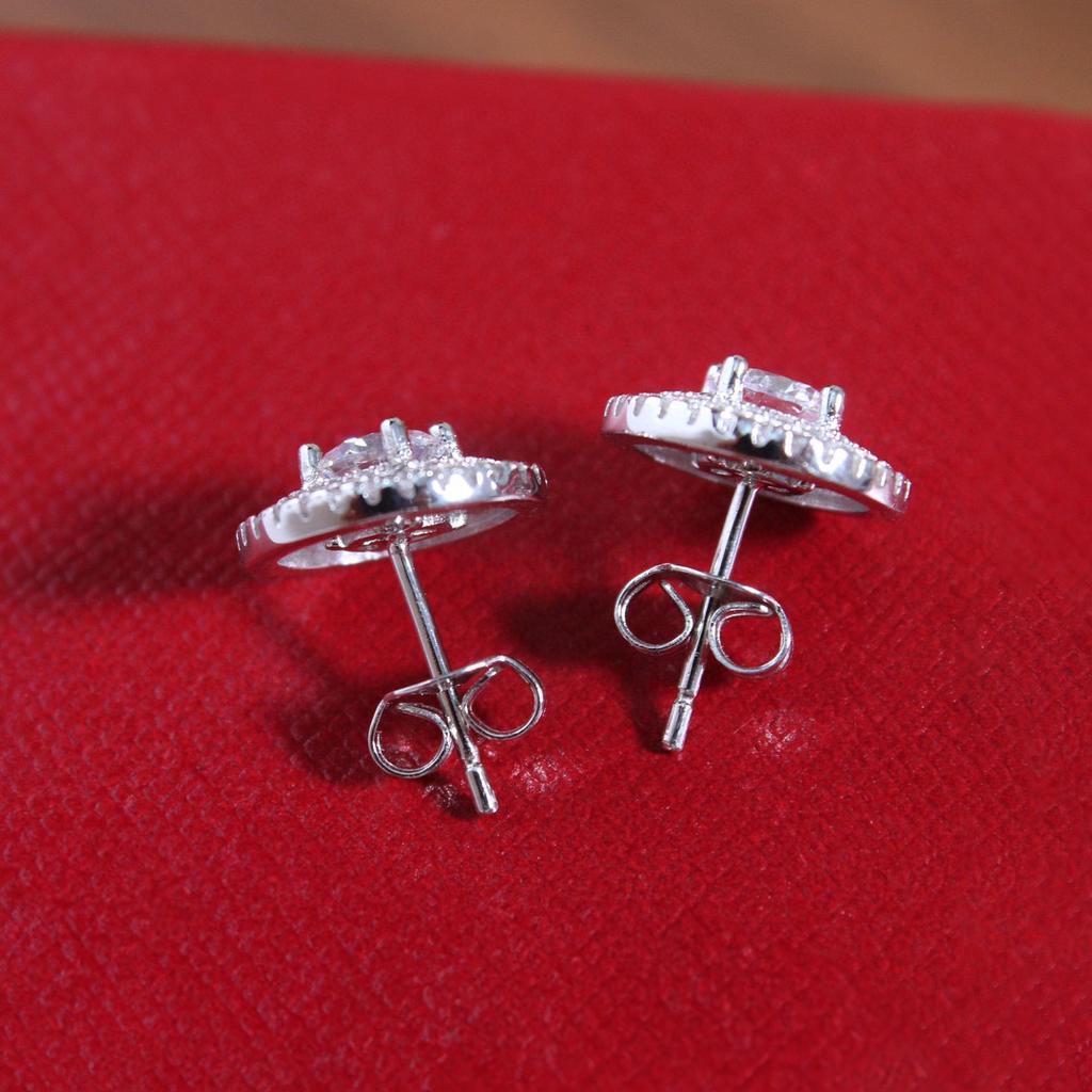 2024 New Hot Brand Vintage Diamond Earrings for Women Luxury Jewelry Fashion Designer Eardrop Pure 925 Silver Lady Stud Earrings