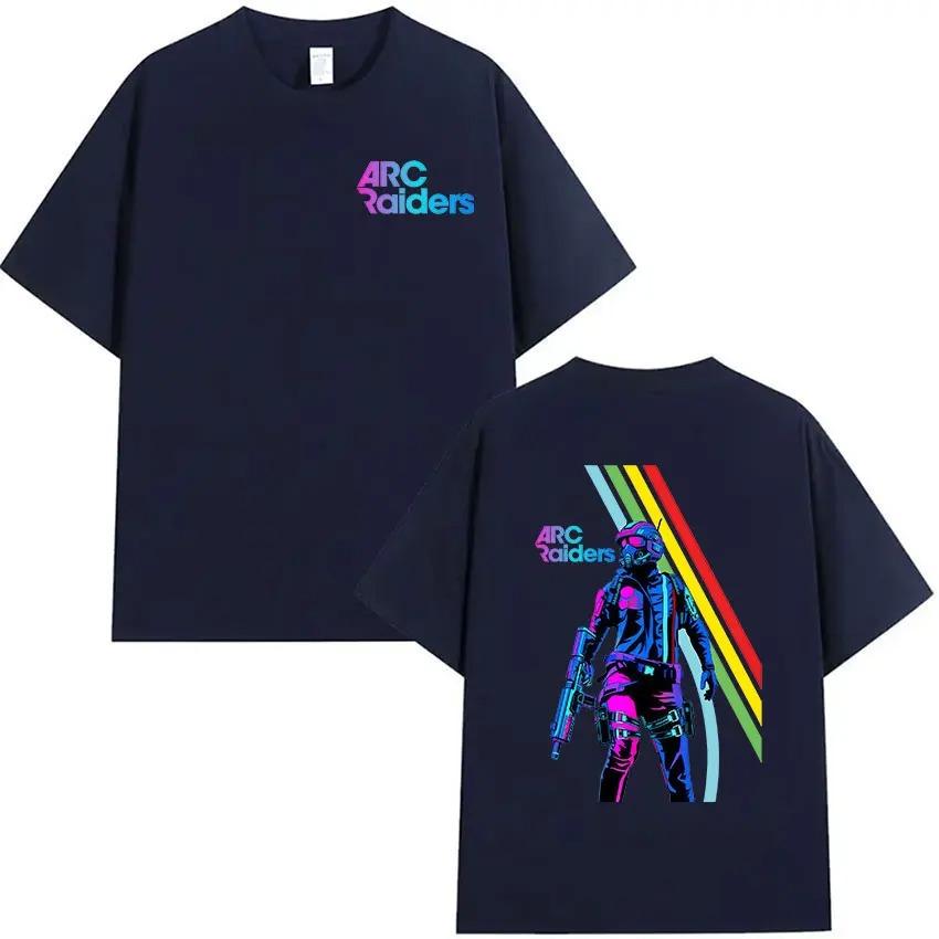Hot Game ARC Raiders Graphic Tshirt Unisex Mens Gothic Fashion Cotton Short Sleeve Classic Cosplay Women And Men Tshirts