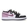 Jordan Air Jordan 1 Puppy Fragment Slip Resistant Abrasion Resistant Low top Vintage Basketball Shoes Men's Black Pink 553558-131(Team85-)