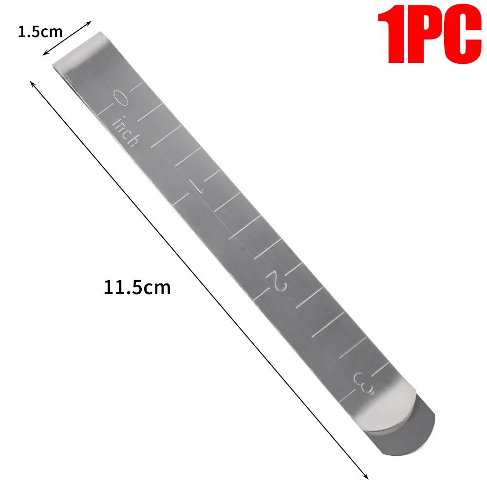 

Stainless Steel Sewing Clips Hemming Ruler Clip Machining and Hand Sewing Fixing Ruler Clothing Stitching Pinning Marking Tool