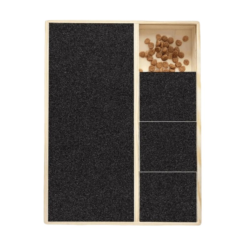 

Built-in Treat Box Pet Nail Polisher Wear-resistant Nail Trim Pad Dog Scratch Board Dog Paw Care чёрный