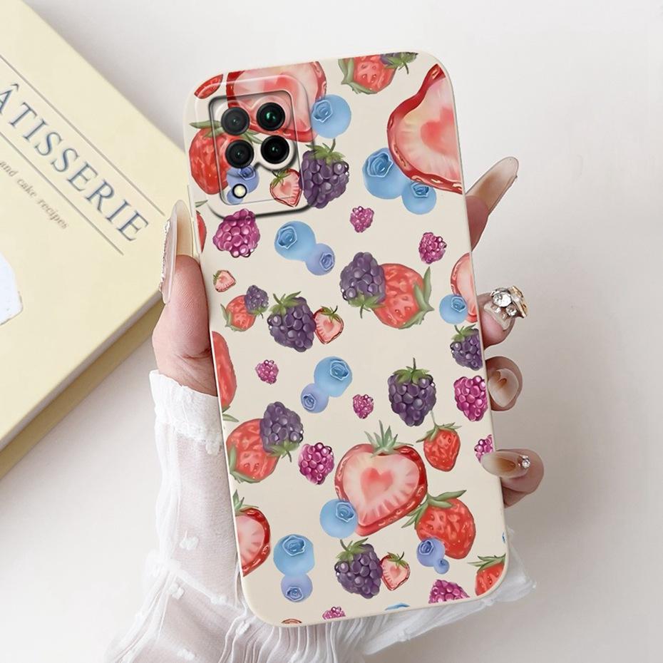 Beautiful Floral Phone Case For Huawei P40 Lite Nova 6 SE 7i Soft Silicone Shockproof Cover For Huawei P40lite Cases Bumpers