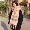 Hot  Luxury Winter Thick Warm Scarf Women Cashmere Shawl and Wraps Pashmina Neckerchief Bufanda Female Long Tessel Echarpe