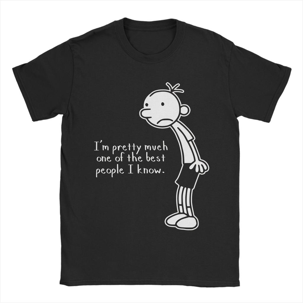 Novelty BEST FRIENDS diary of a wimpy kid T-Shirts for Unisex Crewneck Pure Cotton T Shirt  Short Sleeve Tee Shirt Gift Idea Tops