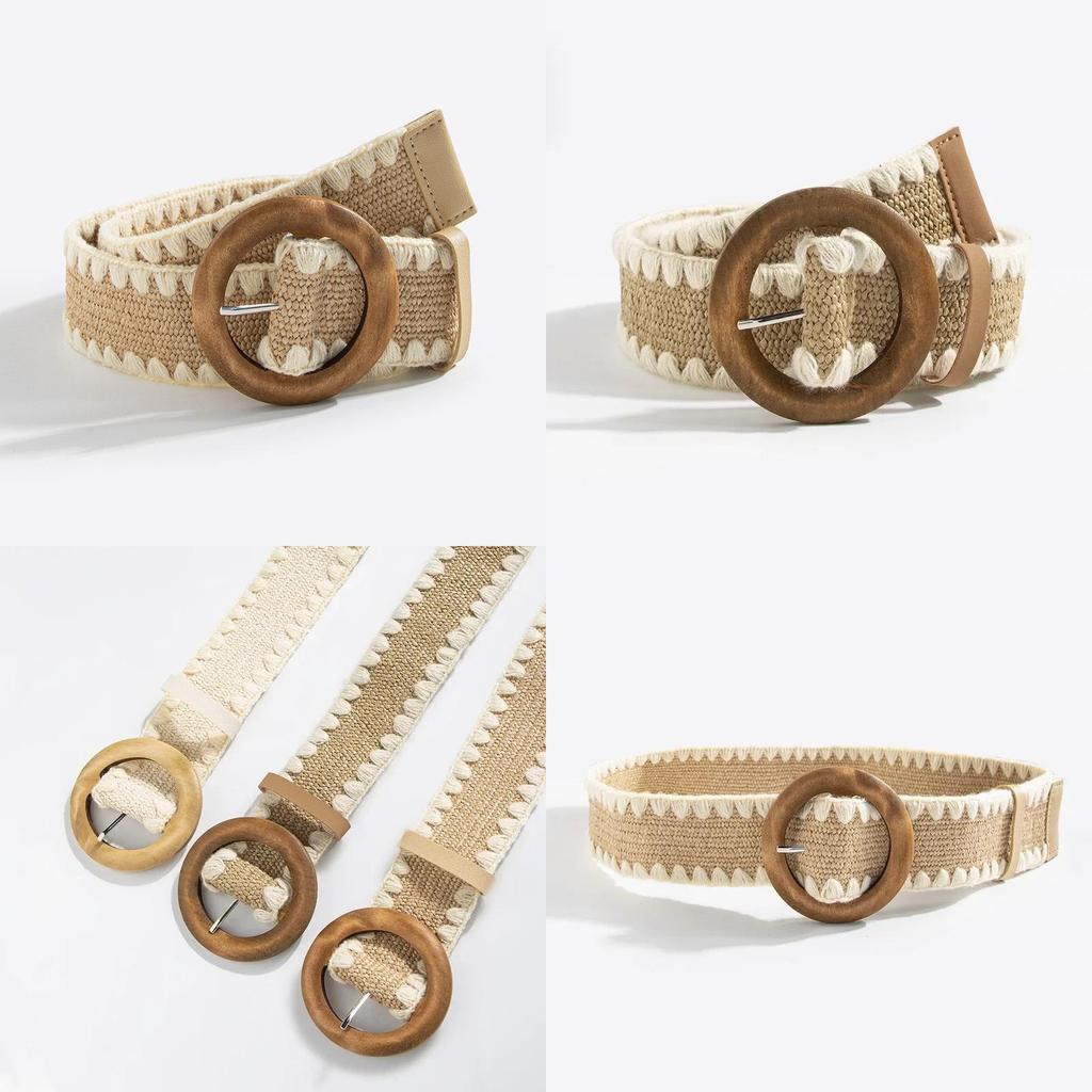 Bohemian Waist Belt Womens Handcrafted Festival Style With Plastic Buckle For Casual Wear