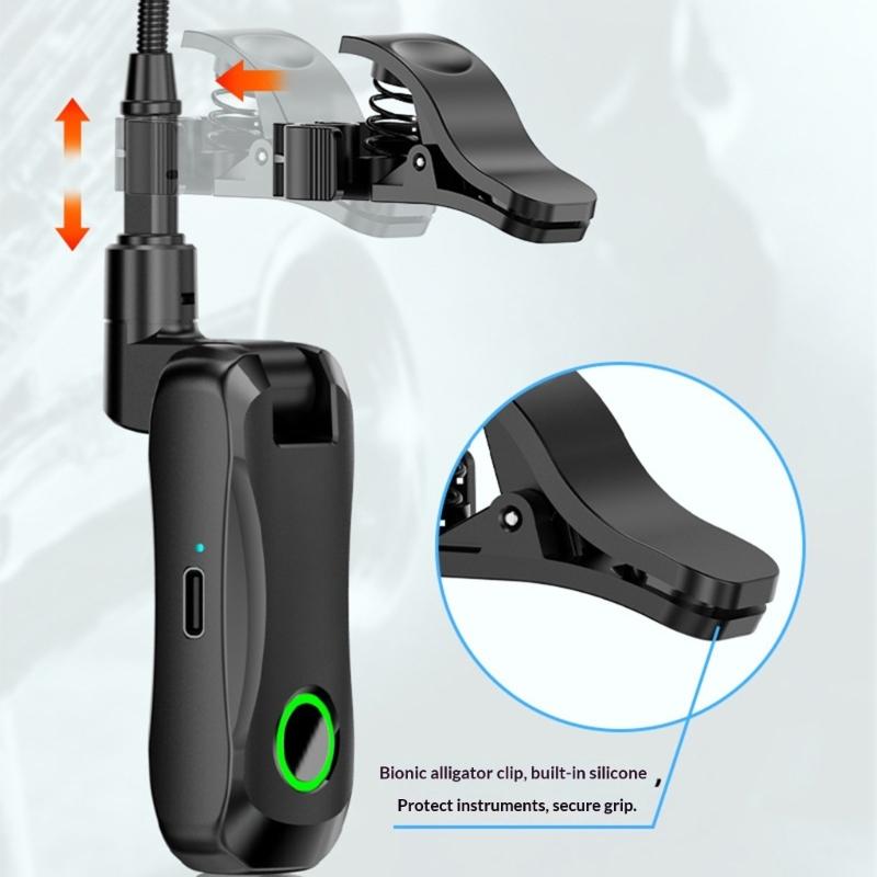 User Friendly Wireless Microphone for Instrument with Automatic Pairing and Clear Sound for Enthusiasts & Professional