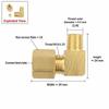 External Thread Compression Tube Fitting 90 Degree Male Elbow Connector Easy Install Tube Elbow