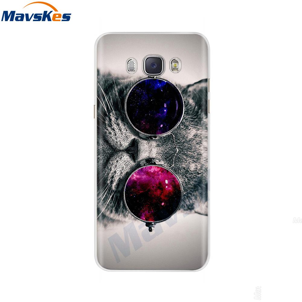 For Samsung J7 2016 Case Print Flower Soft Silicone Back Cover For Samsung J7 2016 TPU Phone Case For Samsung Galaxy J7 2016