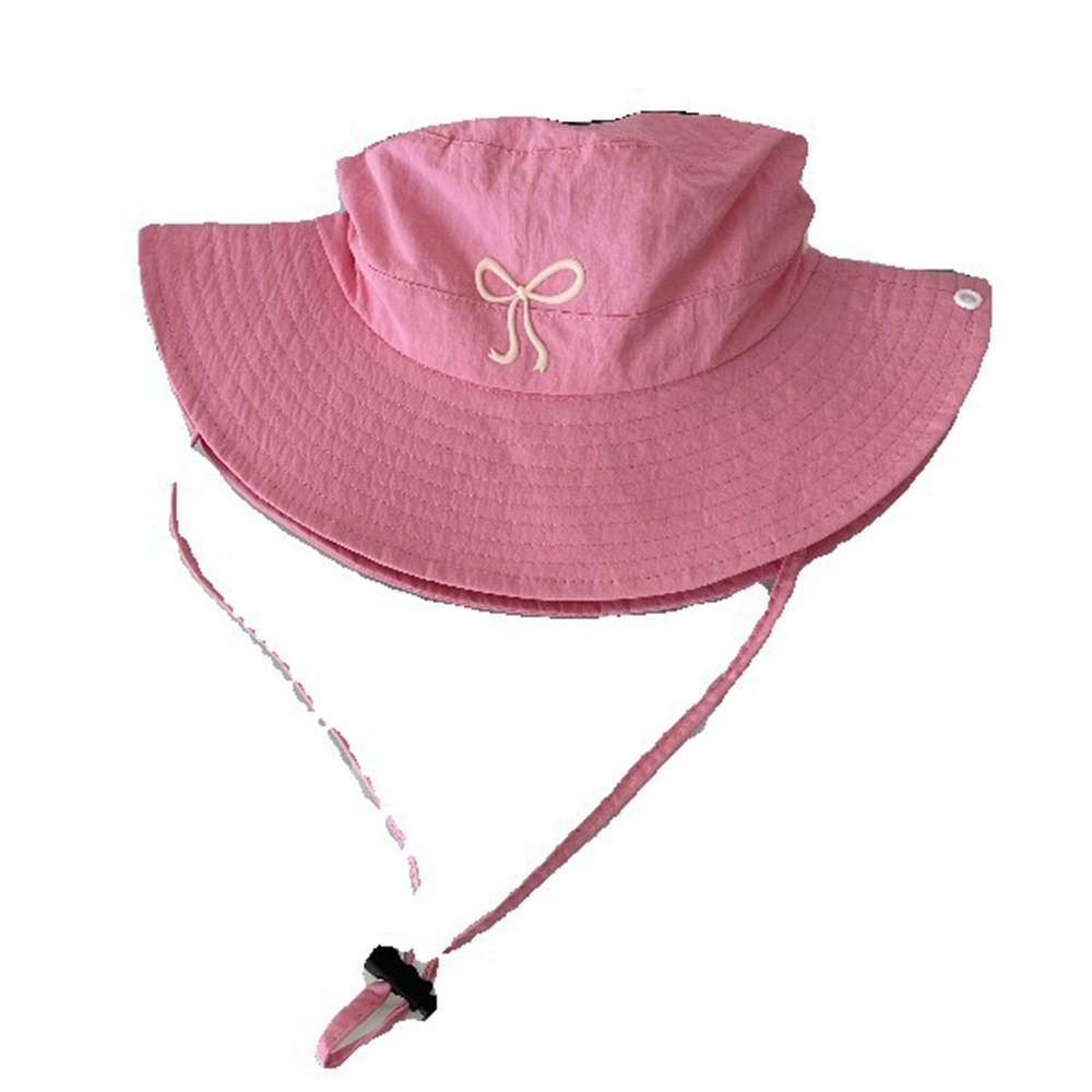 Solkrem Fiske Caps Outdoor Camping Bow Strap Bøttehatter Ny Bøttehatt