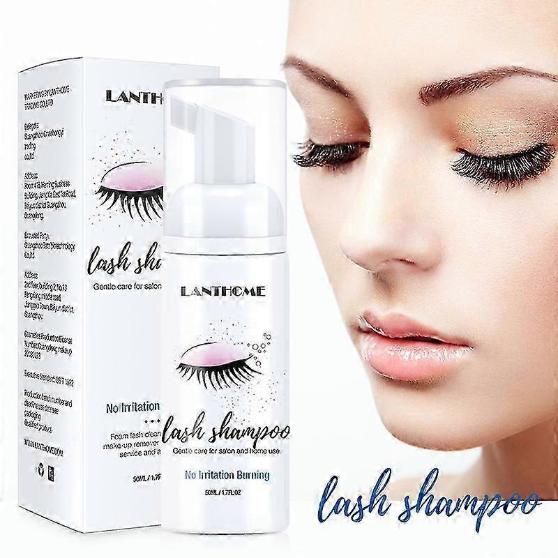 Wimpernverlängerungen Wimpernshampoo Reinigungsschaum Reiniger Vorbehandlung 50ml