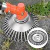 1pc Steel Wire Wheel, Garden Weed Brush, Lawn Mower, Grass Trimmer Brush, Cutter Tools, Garden Grass Trimmer Head
