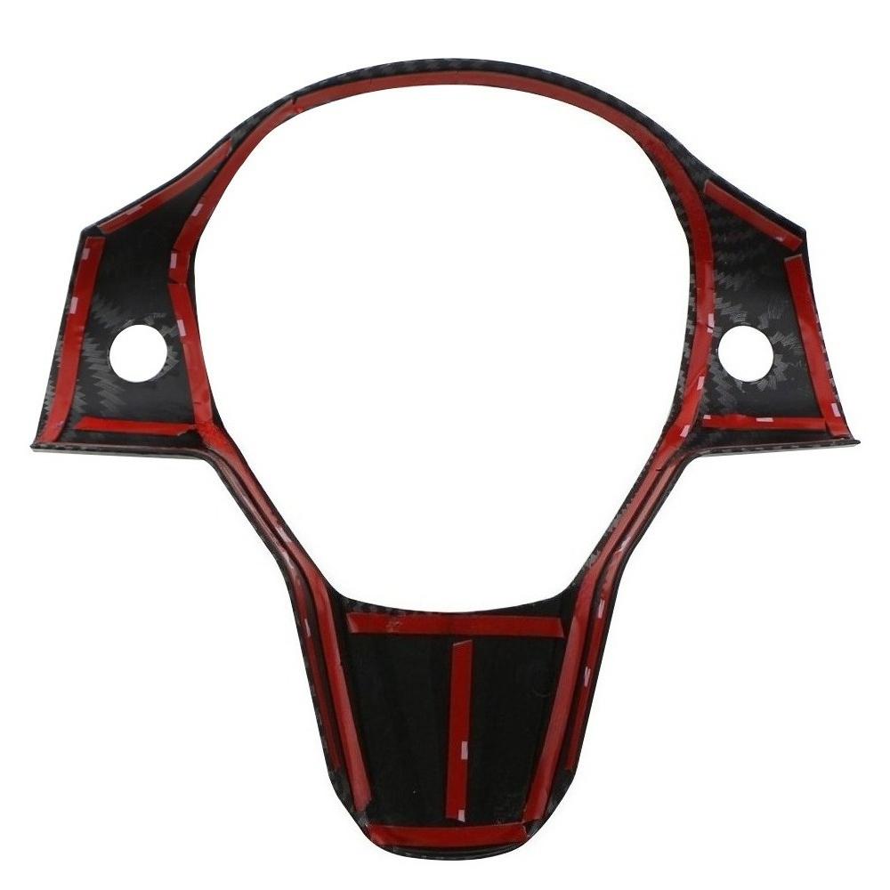 ABS Carbon Fiber Car Steering Wheel Buttons Panel Sticker Trim Cover for Tesla Model 3 2016-2025 Model Y 2019-2025 Accessories