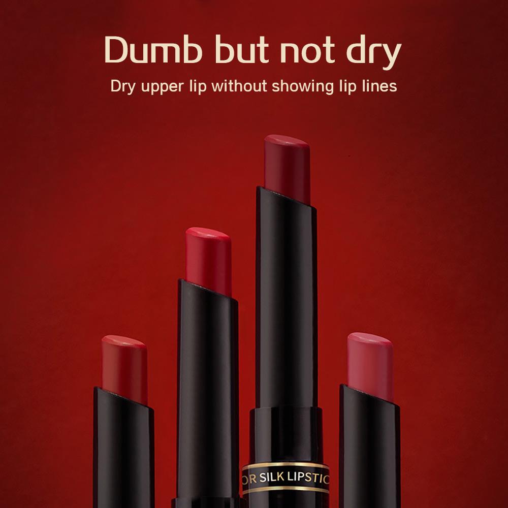 FOMIX Dual-ended Lipstick Silky Texture Matte Matte Finish Not Easy To Stain Outline The Lip Shape Lip Liner