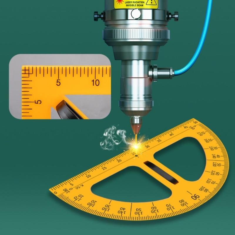 Großes Dreiecklineal-Set Geometrie Winkelmesser Lehrer Tafel-Zeichenwerkzeug