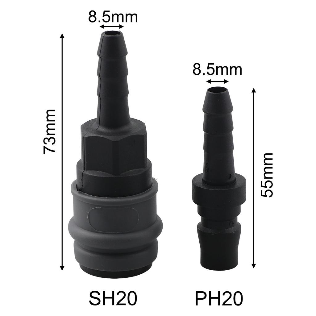 SH+PH Self-sealing Valve Pneumatic Connectors Pneumatic Fittings SP+PP
