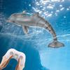 2.4G Simulation Rc Dolphin Remote Control Animals With Lights Submarine Spray Water Toy Electric Fish Outdoor Kids Toys Boy Gift