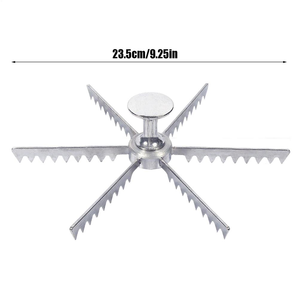 Pie Cutter Marker Creative Multi-tooth Pizza Cutter Pie Crust Cutter Cutter Baking Tools Cook Supplies Cheesecake Aluminum Alloy