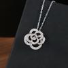 New Hot Brand Vintage Women's Earrings Luxury Jewelry Set for Women Designer Necklaces Pure 925 Sterling Silver Flowers Necklace