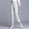 Spring Summer Korean stytle Pant Women Clothing Loose High Waist Elegant Office Lady Trousers Casual Straight Long Pants Pockets
