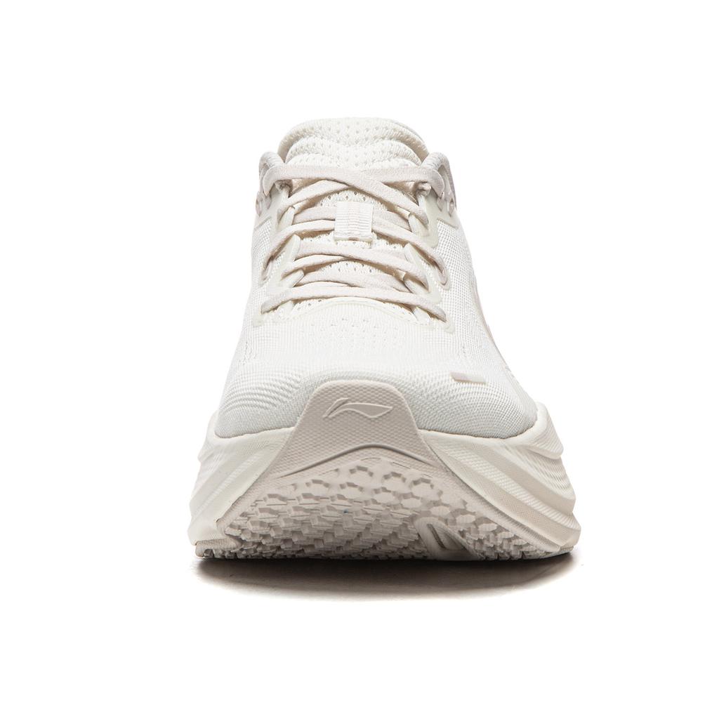 Li Ning Leisurely 2 Cushioning Slip Resistant Abrasion Resistant Breathable Low Top Running Shoes Women's White Gray ARSW040-5