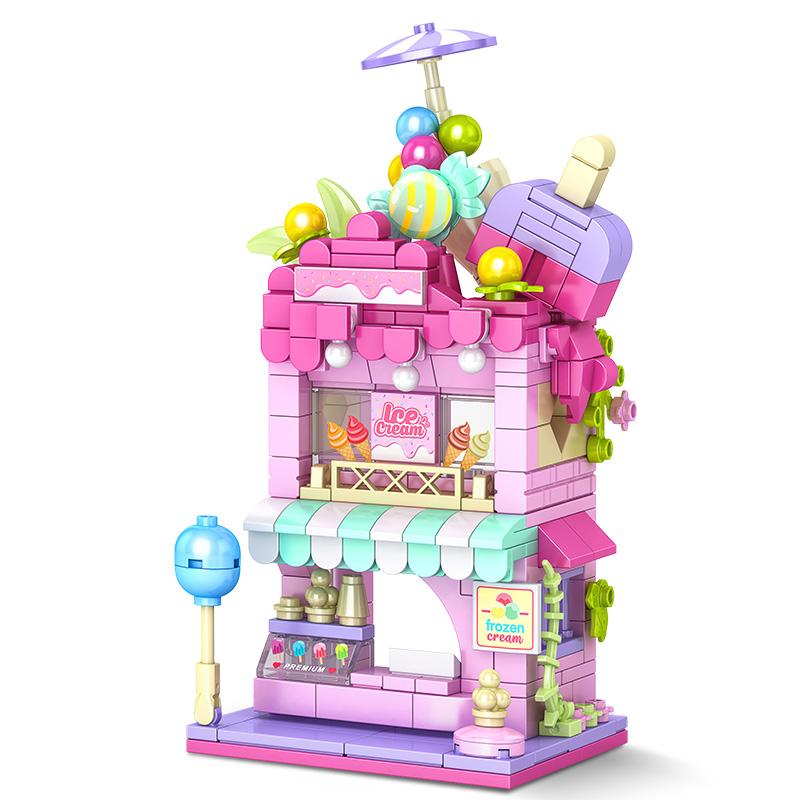 City Corner Street View Building Blocks Set, DIY Puzzle Toy, Ideal Home Decor & Must-have Holiday Gift