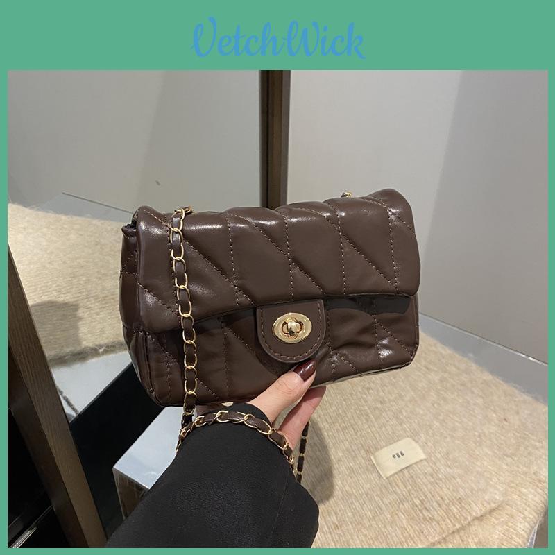 Street Style Mini Square Crossbody Bag With Leather Look And Inner Phone Pocket