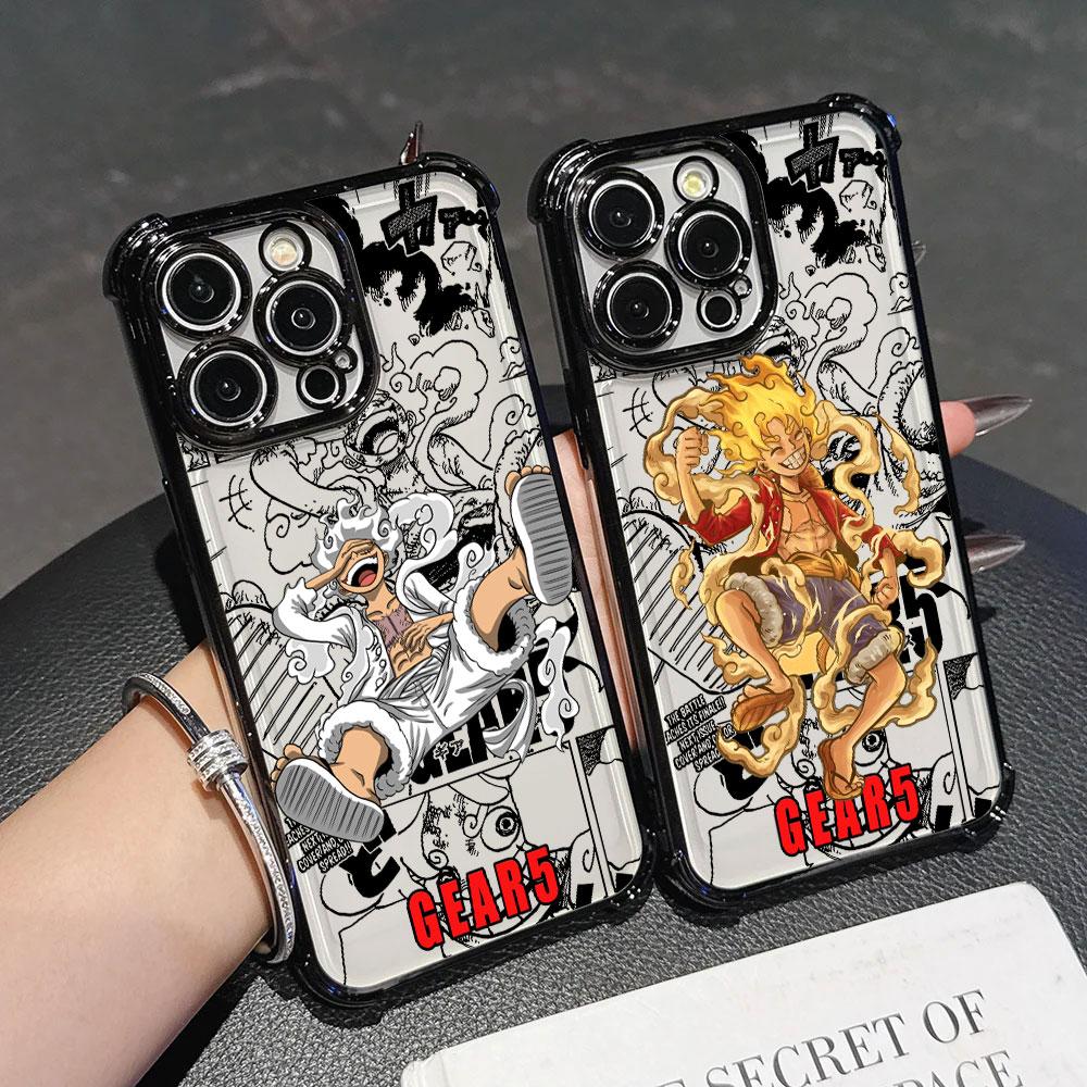 Hot LuffyS Sun God NikaS Plating Phone Case For Samsung S26 S25 S24 S23 S22 S21 S20 FE Note20 Edge Plus Ultra 4G 5G Anti Fall