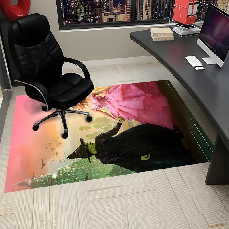 Wicked Printed Carpet, Rug for Office Chair Living Room Bedroom Kitchen Room Decor Gifts.