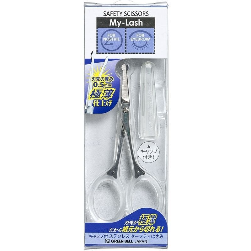 Green Bell - My-Lash Safety Scissors Round Head Design